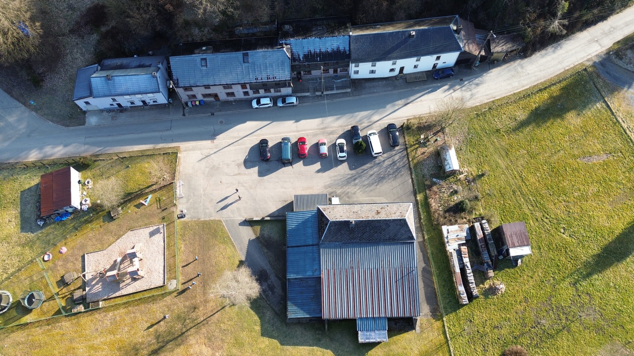 Maison Edelweiss vue de haut par un drone
