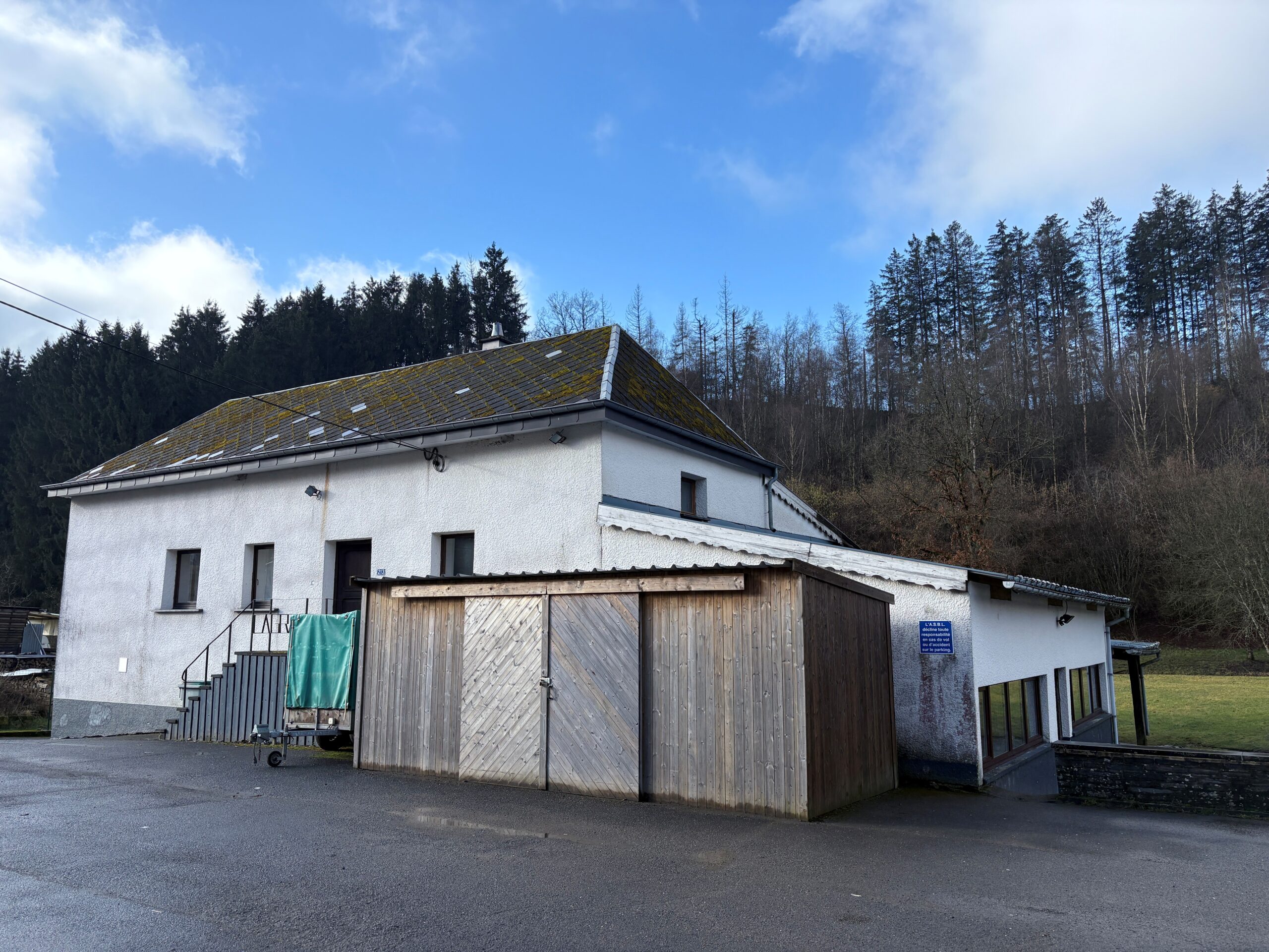 La maison Edelweiss vue de derrière